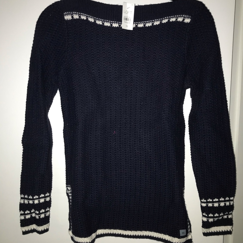 Navy sweater